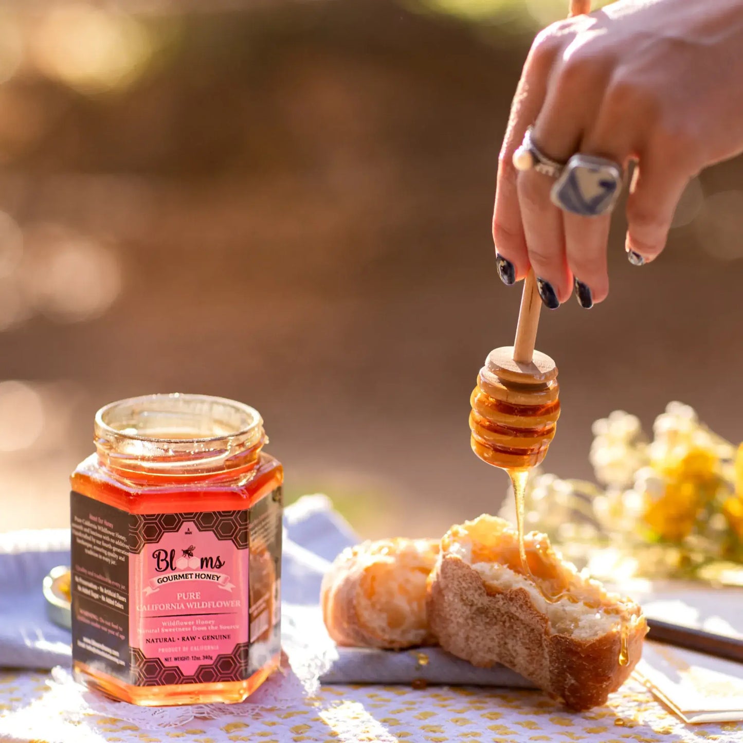 Blooms Gourmet Honey - California Wildflower Honey 3