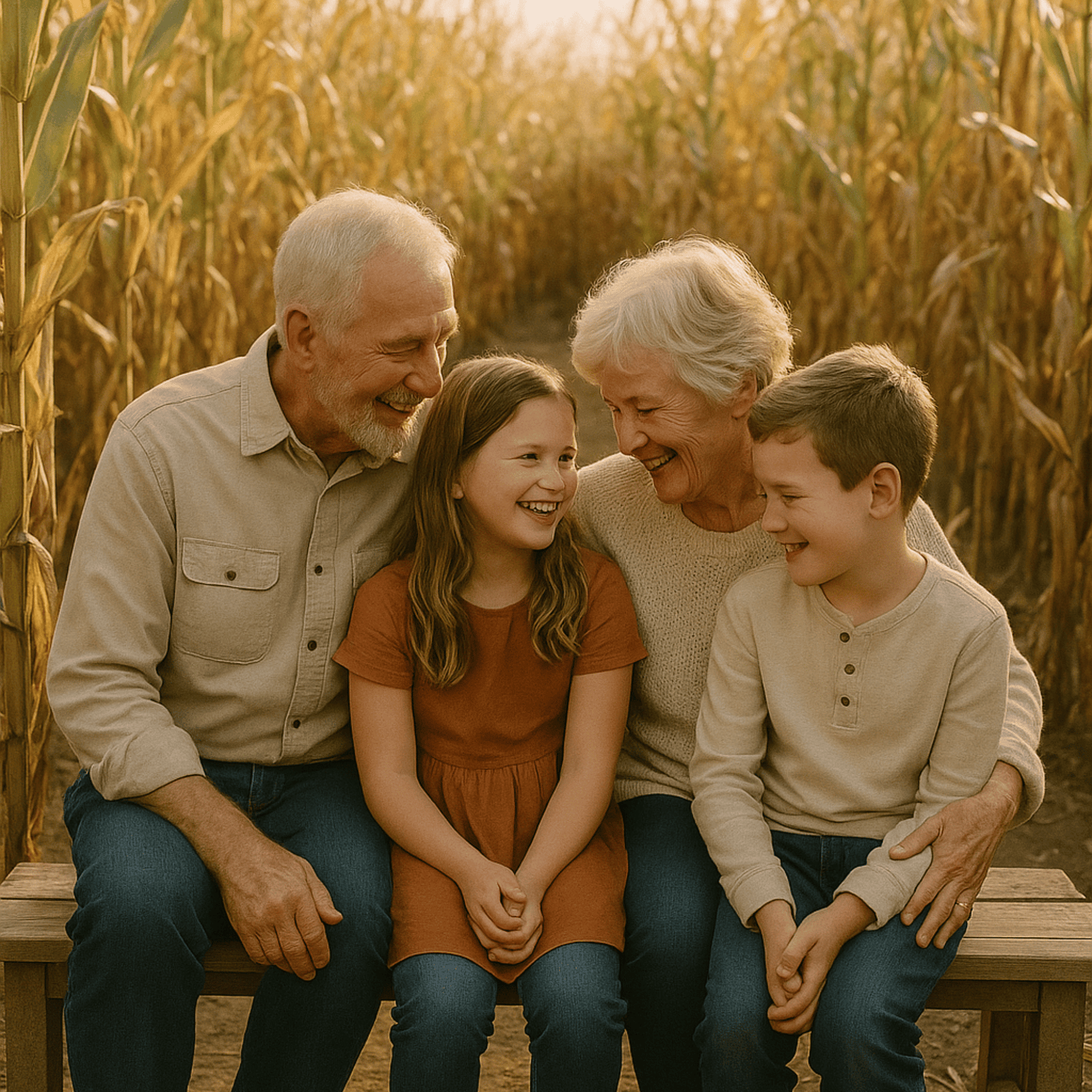 Blooms Love Corn Maze
