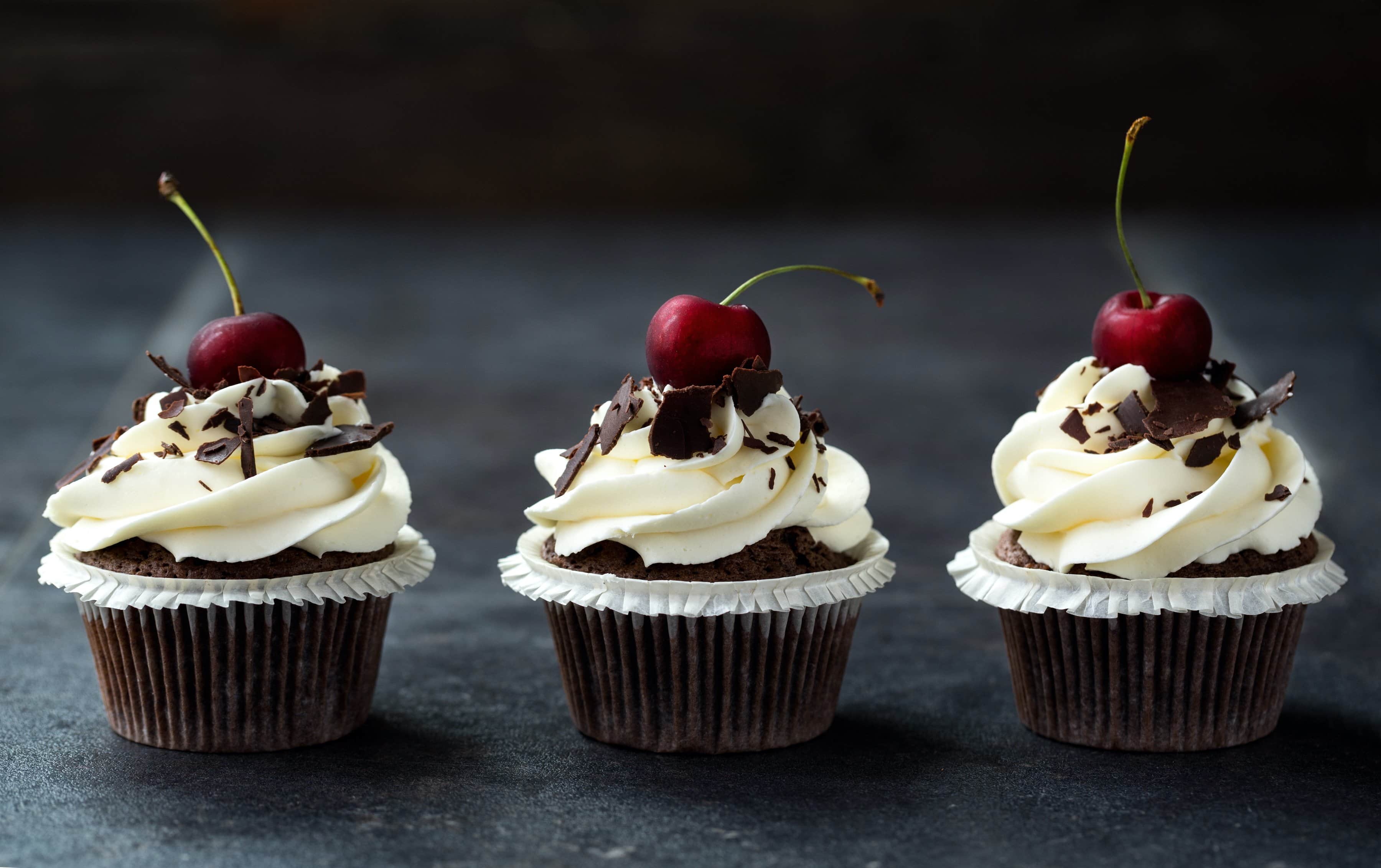 Cherry Chocolatey Chippy Cupcakes